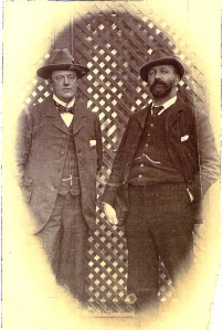 Ernest Wimble and Howard Berry 1890s